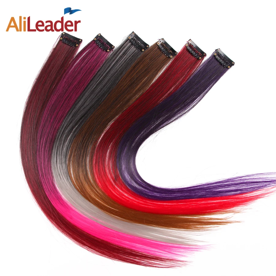 Alileader 20 Colors 50Cm Single Clip In One Piece Hair Extensions Ombre Synthetic Hair Hairpieces For Women Girl Hair With Clips
Alileader 20 Colors 50Cm Single Clip In One Piece Hair Extensions Ombre Synthetic Hair Hairpieces For Women Girl Hair With Clips