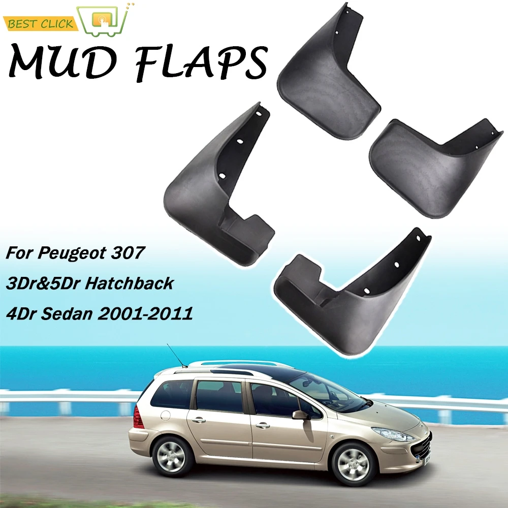 Car Mud Flaps For Peugeot 307 3dr & 5dr Hatchback Hatch 4-Door Sedan 2001-2011 Mudflaps Splash Guards Mud Flap Mudguard Fender
Car Mud Flaps For Peugeot 307 3dr & 5dr Hatchback Hatch 4-Door Sedan 2001-2011 Mudflaps Splash Guards Mud Flap Mudguard Fender
