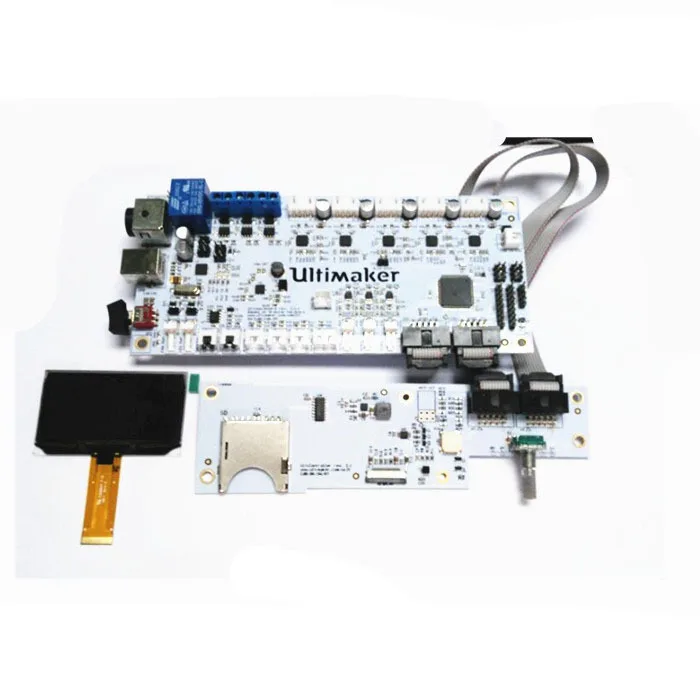 Ultimaker v2.1.1 motherboard+LCD control panel kit for DIY ultimaker 3D printer ultimaker 2 LCD control motherboard kit
Ultimaker v2.1.1 motherboard+LCD control panel kit for DIY ultimaker 3D printer ultimaker 2 LCD control motherboard kit