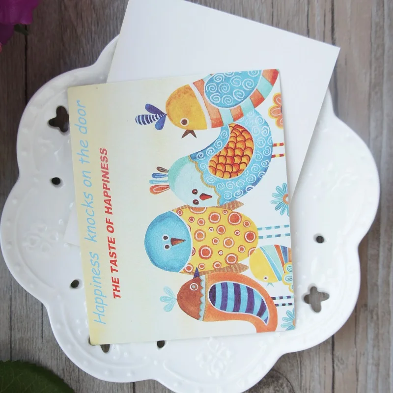 50pcs happy bird sing card multi-use Scrapbooking invitation DIY Decoration party gift card message card
50pcs happy bird sing card multi-use Scrapbooking invitation DIY Decoration party gift card message card