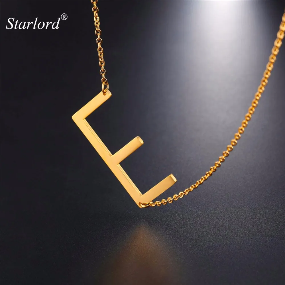 Starlord Letter E Pendants&Necklaces For Women Men Stainless Steel Necklace Fashion Personalized Gift Alphabet Jewelry GP2605
Starlord Letter E Pendants&Necklaces For Women Men Stainless Steel Necklace Fashion Personalized Gift Alphabet Jewelry GP2605