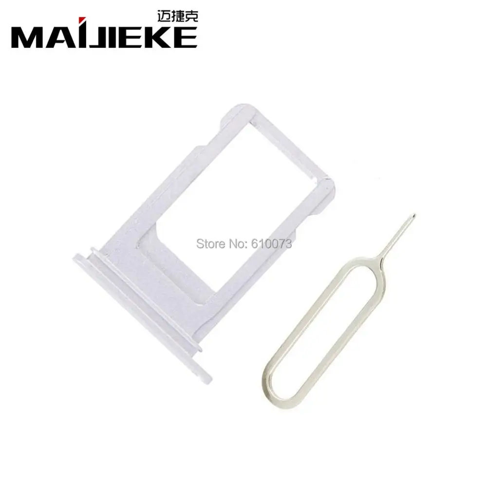 MAIJIEKE для iPhone 8 plus серебристый OEM держатель слота Sim карты запасная часть