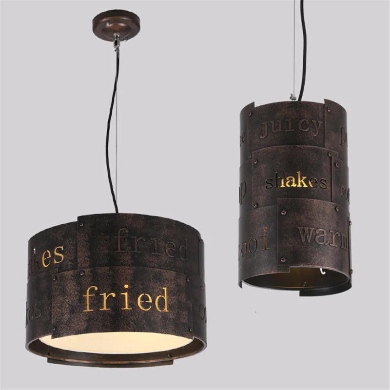 Loft retro creative Through-Carved English alphabet metal LED pendant lamp 90-265V Suspension Lamp for Dinning Room
Loft retro creative Through-Carved English alphabet metal LED pendant lamp 90-265V Suspension Lamp for Dinning Room