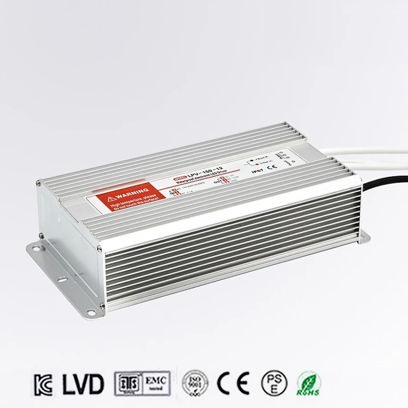 Водонепроницаемый Электронный драйвер IP67 150 Вт переменный ток в постоянный 48 В