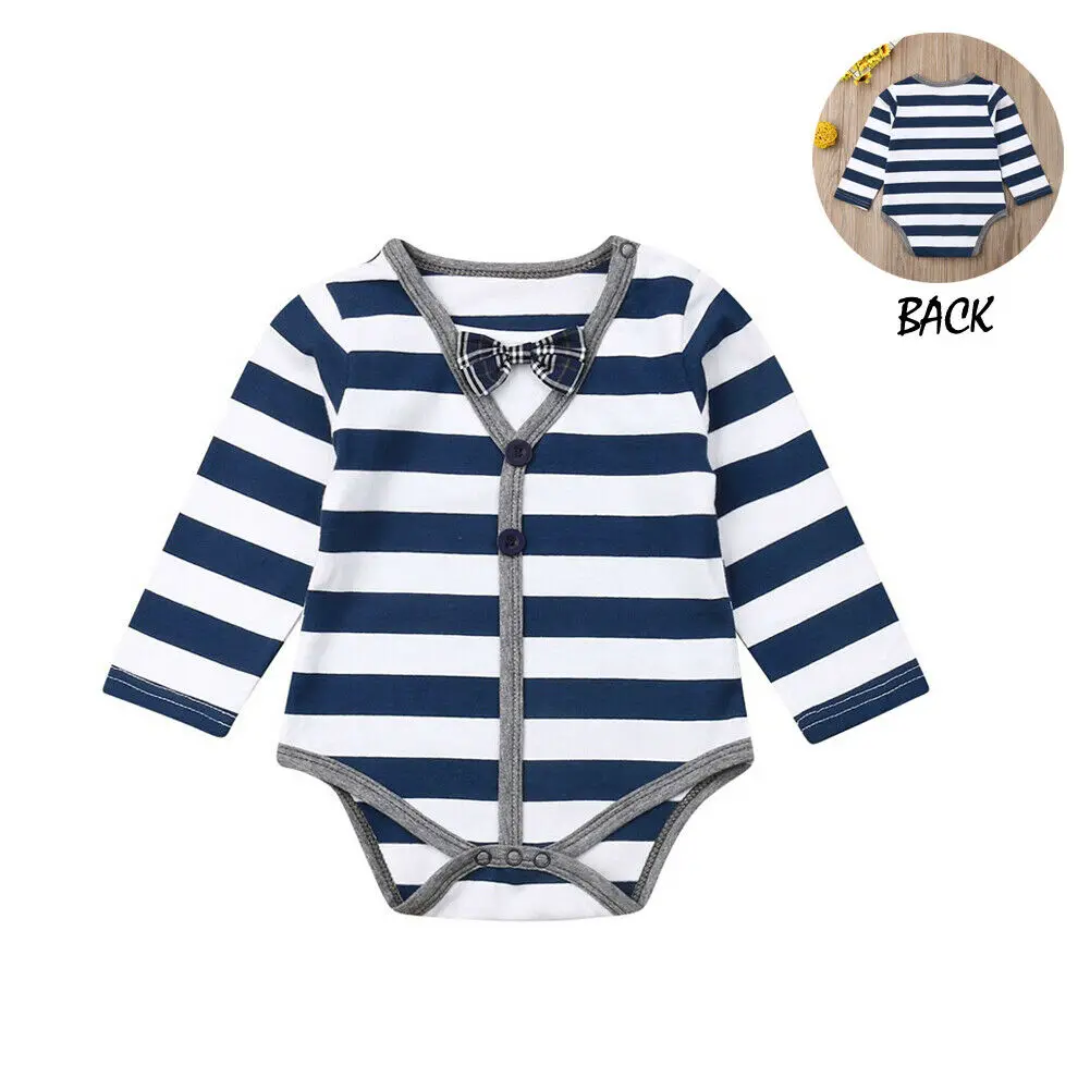 Newborn Baby Boy Clothes Long Sleeve Romper Bodysuit Jumpsuit Gentleman Outfit Sunsuit
Newborn Baby Boy Clothes Long Sleeve Romper Bodysuit Jumpsuit Gentleman Outfit Sunsuit