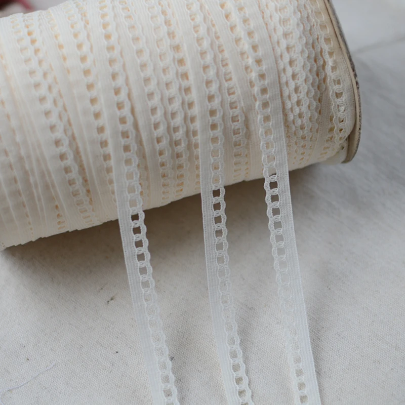 50Yards High Quality Lace Ribbon Fabric Embroidered Trimming DIY Lace Trim Sewing Material For Decoration Craft
50Yards High Quality Lace Ribbon Fabric Embroidered Trimming DIY Lace Trim Sewing Material For Decoration Craft