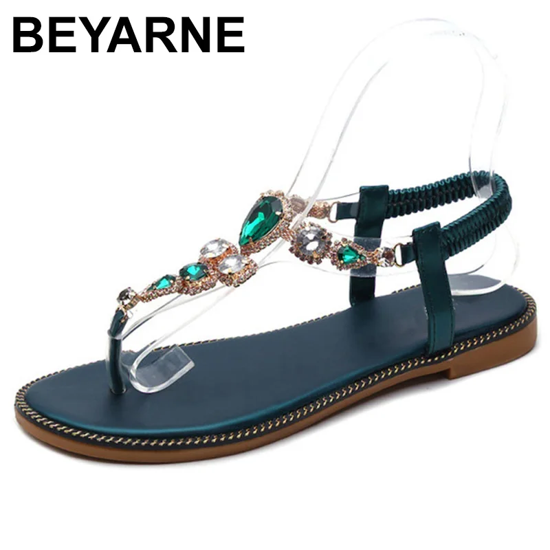 BEYARNEGladiator Bohemian Sandals Women Crystal Summer Slipper Shoes Women Flat Sandals Women Shoes Flip Flops sandalias mujer
BEYARNEGladiator Bohemian Sandals Women Crystal Summer Slipper Shoes Women Flat Sandals Women Shoes Flip Flops sandalias mujer