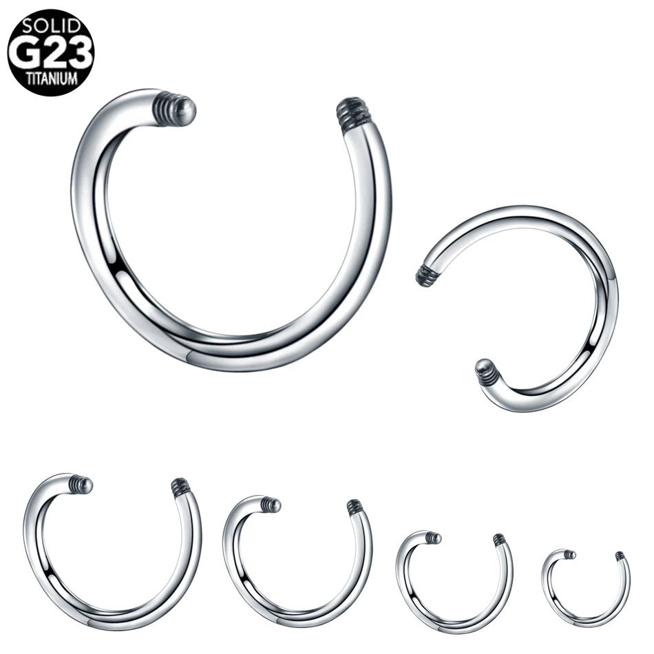 10pcs/lot G23 Titanium Helix Piercings Eyebrow Twist Rings Ear Piercings Lote- Body Accessories Piercings Jewelry -Post Lengths
10pcs/lot G23 Titanium Helix Piercings Eyebrow Twist Rings Ear Piercings Lote- Body Accessories Piercings Jewelry -Post Lengths
