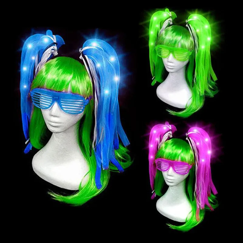 Creative Glowing Flashing Noodle Hair Headband Children Adults Pipe Light Up Hairband Rave Party Hair Halloween Christmas
Creative Glowing Flashing Noodle Hair Headband Children Adults Pipe Light Up Hairband Rave Party Hair Halloween Christmas