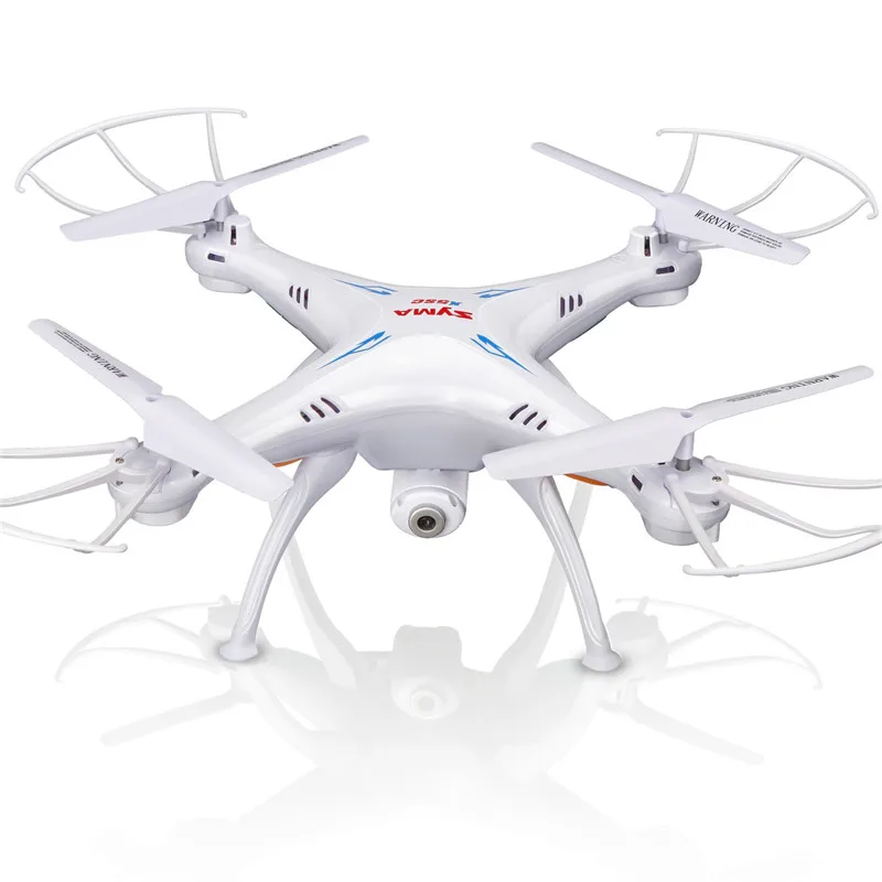 

Syma X5SW Drone with WiFi Camera Real-time Transmit FPV Quadcopter 2.0MP HD Camera Drone 2.4G 4CH RC Helicopter-white