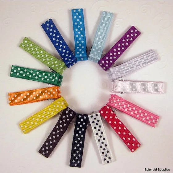 Free shipping 400pcs Grosgrain Ribbon Covered Metal Alligator Hair clips Single prong
Free shipping 400pcs Grosgrain Ribbon Covered Metal Alligator Hair clips Single prong