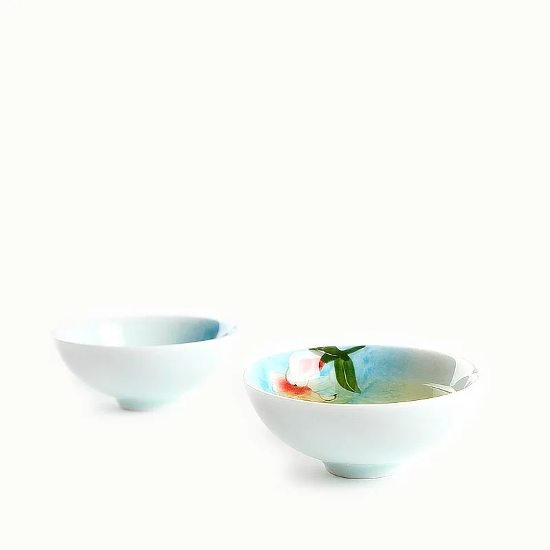 4PCS/LOT 40ml Chinese Longquan Celadon Handpainted Lily Teacup Ceramic Porcelain Household Tea Cup Coffee Liquid Water Drinkware
4PCS/LOT 40ml Chinese Longquan Celadon Handpainted Lily Teacup Ceramic Porcelain Household Tea Cup Coffee Liquid Water Drinkware