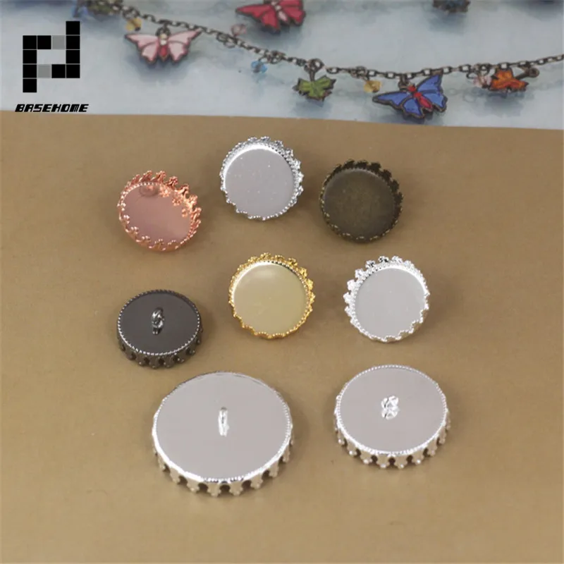 BASEHOME 10pc/lot Pendant Setting Cabochon Base Tray Bezel Blank Fit 12/15/20/25mm Cabochons DIY Necklace
BASEHOME 10pc/lot Pendant Setting Cabochon Base Tray Bezel Blank Fit 12/15/20/25mm Cabochons DIY Necklace