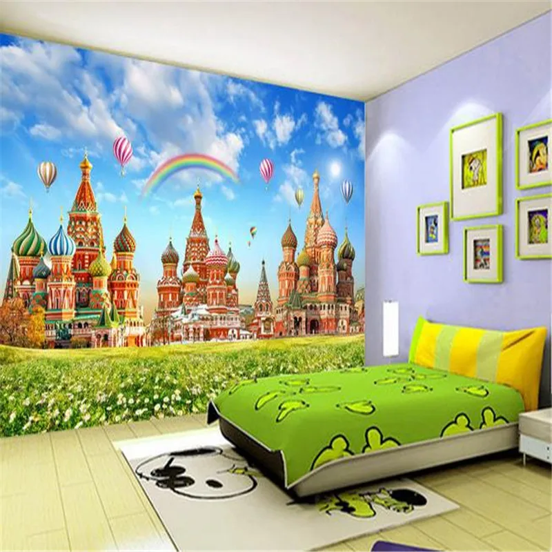 3D Custom Photo Wallpapers Cartoon Pattern Murals for Kids Flowers Wallpapers Castle Blue Sky for Living Room Children Room
3D Custom Photo Wallpapers Cartoon Pattern Murals for Kids Flowers Wallpapers Castle Blue Sky for Living Room Children Room