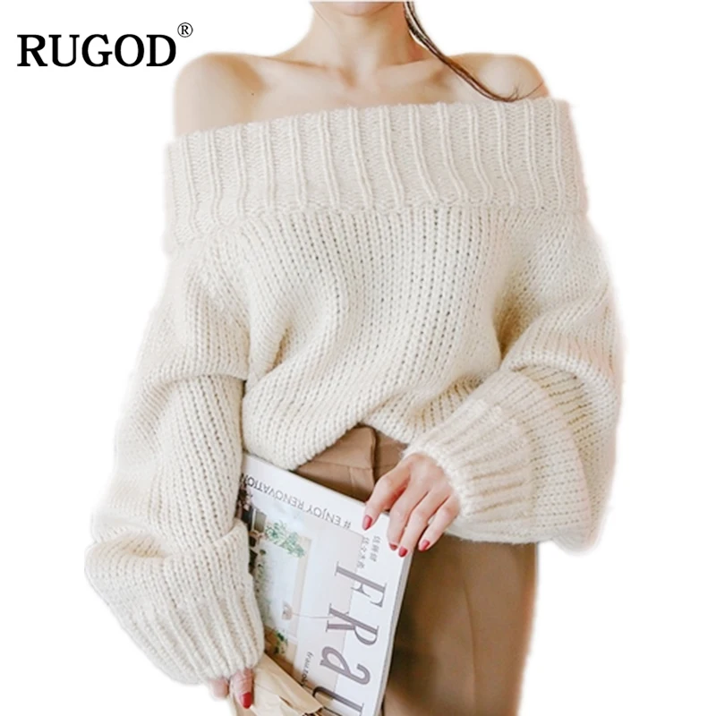 RUGOD 2019 New Fashion Winter one neck sexy elastic knitting pullover female Bat long sleeve knitted sweater women sweters women
RUGOD 2019 New Fashion Winter one neck sexy elastic knitting pullover female Bat long sleeve knitted sweater women sweters women