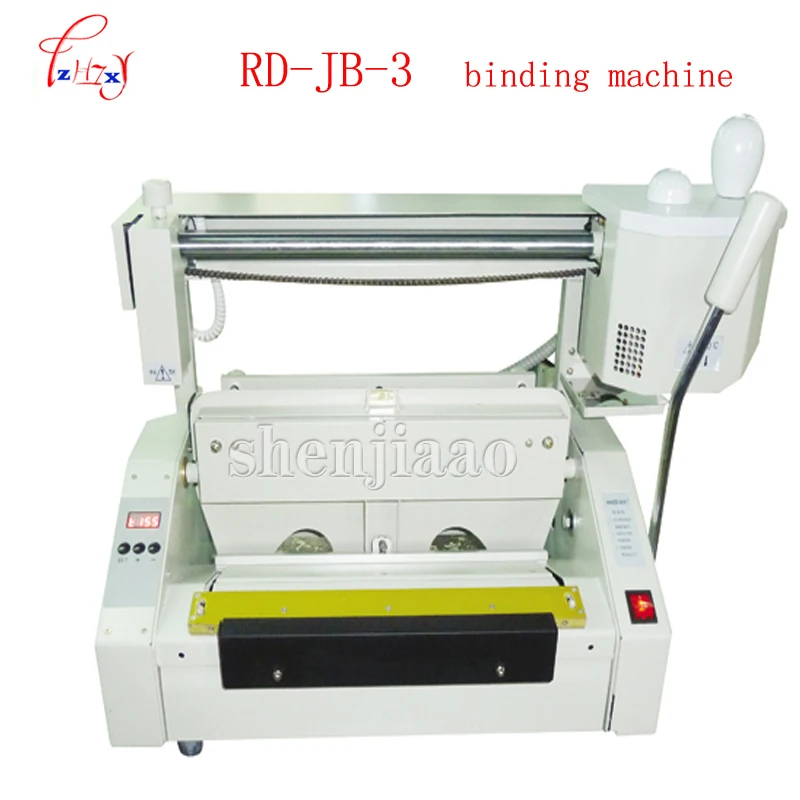 

Desktop hot melt glue binding machine glue binding machine book binder machine booklet maker RD-JB-3 110V/220V 1pc