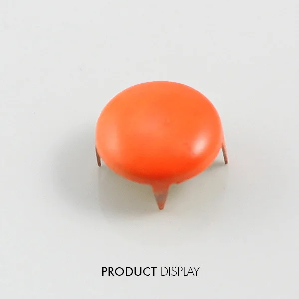 Craft Metal Candy Orange 4 Studs Prong Cone Spike Spot Tack Nailhead Rivets 9mm Garment Cloth Bag Sewing Supplies 1000pc/K214
Craft Metal Candy Orange 4 Studs Prong Cone Spike Spot Tack Nailhead Rivets 9mm Garment Cloth Bag Sewing Supplies 1000pc/K214