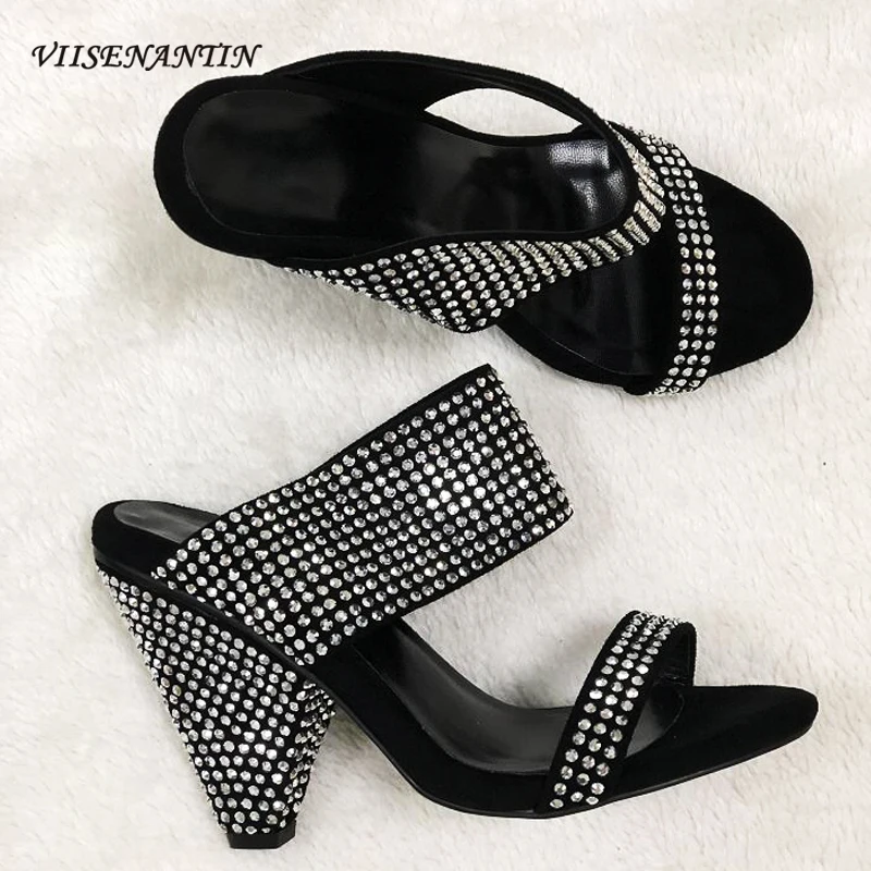 VIISENANTIN women rhinstone strange wedge heel lady ankle bootie sandal PVC transparent crystal heel runway shoe sexy party shoe
VIISENANTIN women rhinstone strange wedge heel lady ankle bootie sandal PVC transparent crystal heel runway shoe sexy party shoe