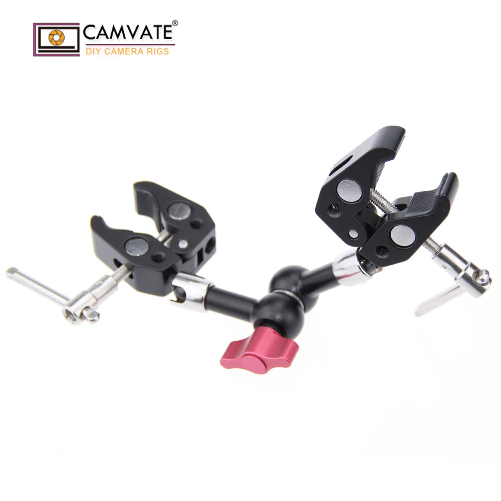 Articulating Magic Arm with 2pcs Super Clamp Crab Plier Clip for Camera DSLR C1234 camera photography accessories
Articulating Magic Arm with 2pcs Super Clamp Crab Plier Clip for Camera DSLR C1234 camera photography accessories