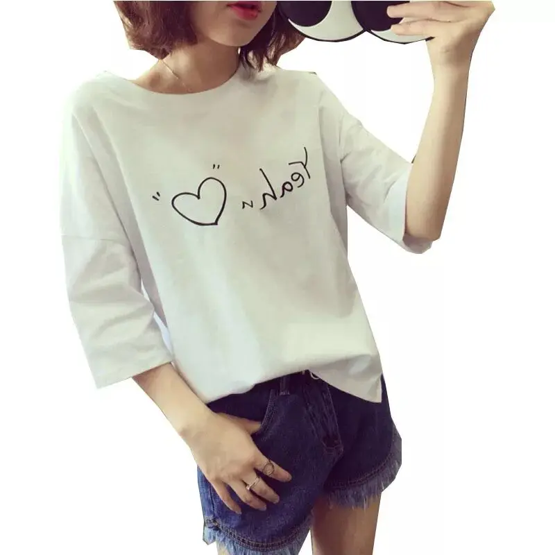 Summer Shirts For Women Loose Women Shirt Half Sleeve Womens T Shirt Tops Round Neck Printed Tee Shirt Femme Plus Size Tops
Summer Shirts For Women Loose Women Shirt Half Sleeve Womens T Shirt Tops Round Neck Printed Tee Shirt Femme Plus Size Tops