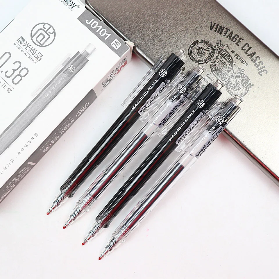 Press Type Gel Pen Black Ink 0.38mm Office Supplies Stationery Gel Pens For Students Writing High Quality GEL PEN 4Pcs/lot
Press Type Gel Pen Black Ink 0.38mm Office Supplies Stationery Gel Pens For Students Writing High Quality GEL PEN 4Pcs/lot