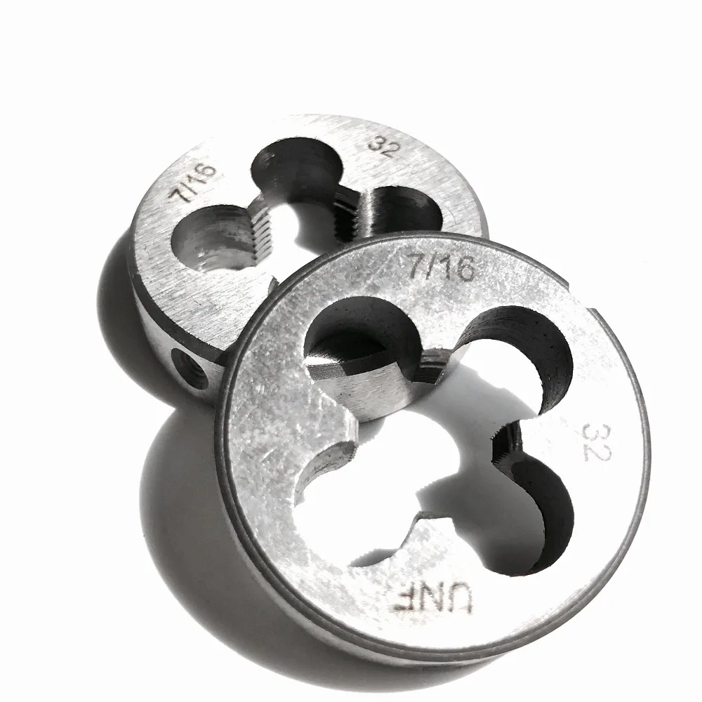 Free shipping of 2PCS DIY quality UN 7/16"-32 American standard Die Threading Tools Lathe Model Engineer Thread Maker
Free shipping of 2PCS DIY quality UN 7/16"-32 American standard Die Threading Tools Lathe Model Engineer Thread Maker