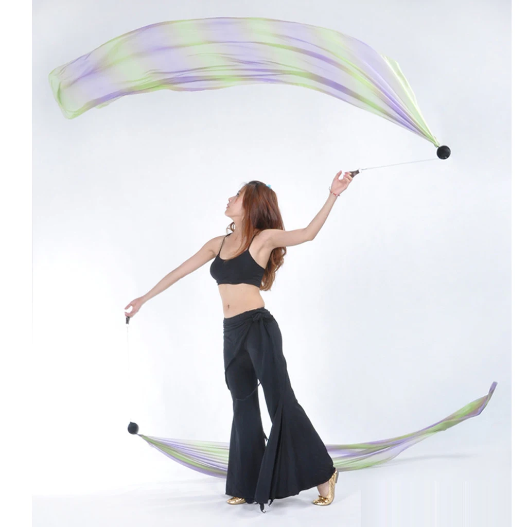 1 Piece Belly Dance Silk Veil Poi Helpers Thrown Balls with Adjustable Balls Chain for Showgirls for Dancer Performance
1 Piece Belly Dance Silk Veil Poi Helpers Thrown Balls with Adjustable Balls Chain for Showgirls for Dancer Performance