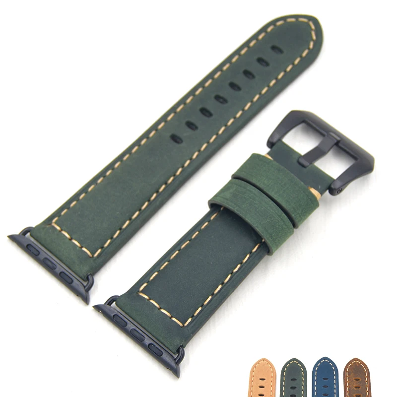 luxury Men band for apple watch series 1 2 3 strap for iwatch belt for P style high quality handmade Retro Leather band 38 42mm
luxury Men band for apple watch series 1 2 3 strap for iwatch belt for P style high quality handmade Retro Leather band 38 42mm