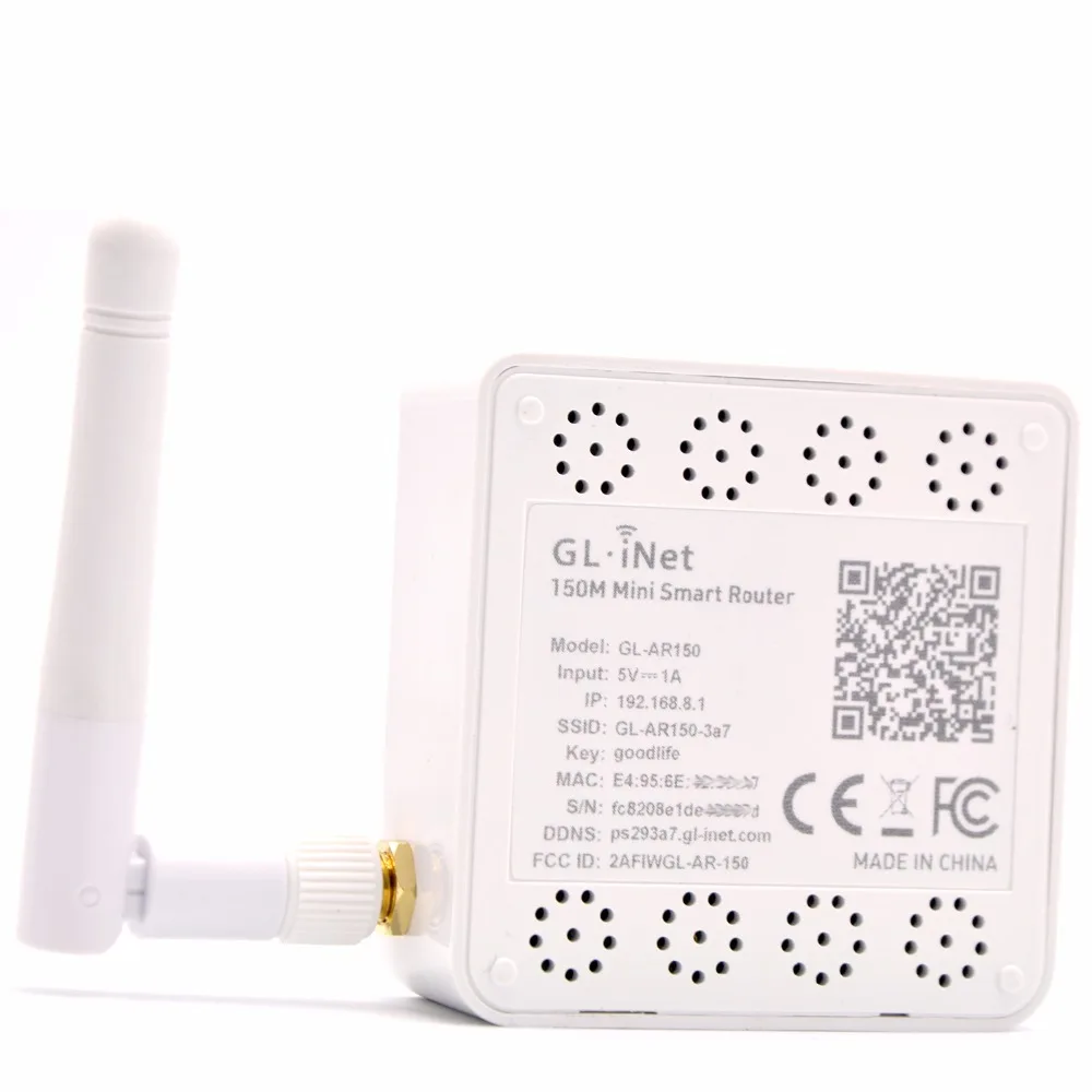 GL AR150 AR9331 прошивка OPENWRT 150 Мбит/с умный беспроводной мини маршрутизатор Wi Fi