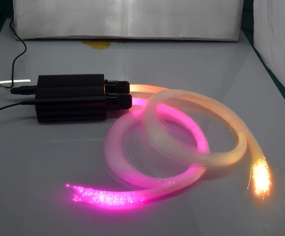 10 Вт * 2 отверстия DMX512 LED RGB свет двигателя + 2 комплекта 150 шт 0,75 мм 2 м длинного конца свечения PMMA Оптического Волокна Комплект
10 Вт * 2 отверстия DMX512 LED RGB свет двигателя + 2 комплекта 150 шт 0,75 мм 2 м длинного конца свечения PMMA Оптического Волокна Комплект