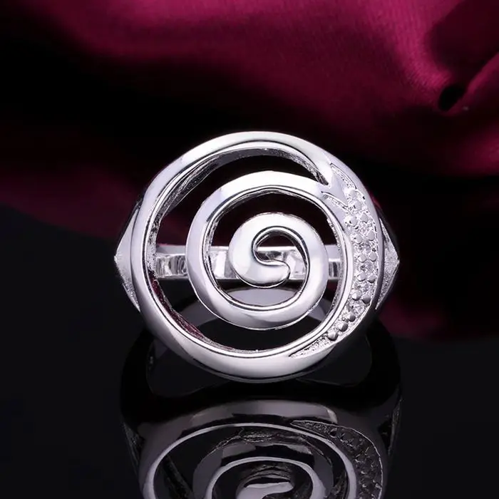 R404 оптовая продажа кольцо из серебра 925 пробы модные ювелирные изделия модное