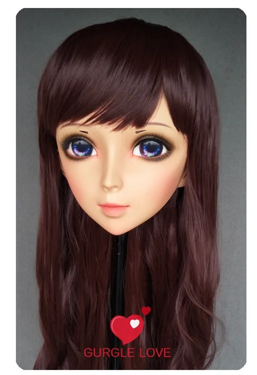 (DM175) Lovely Sweet Girl Resin Half Head Kigurumi Mask With BJD Eyes Cosplay Japanese Anime Role Lolita Mask Crossdress Doll
(DM175) Lovely Sweet Girl Resin Half Head Kigurumi Mask With BJD Eyes Cosplay Japanese Anime Role Lolita Mask Crossdress Doll