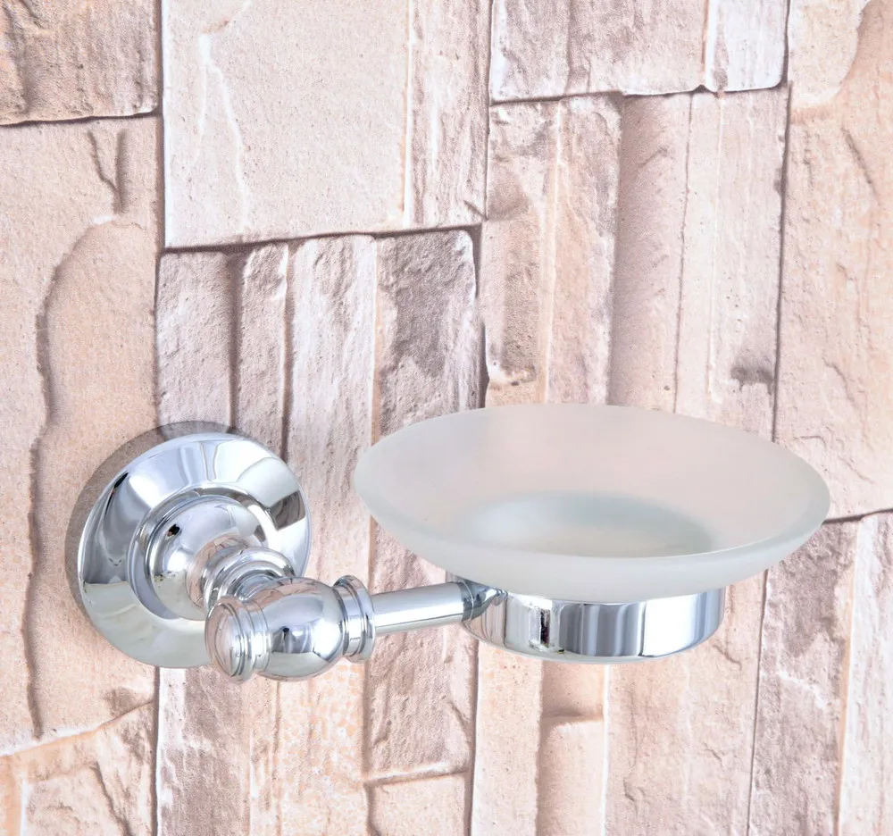 Bathroom Accessory Luxury Polished Chrome Brass frosted Glass Dish Wall Mounted Bathroom Soap Dish Holder mba787
Bathroom Accessory Luxury Polished Chrome Brass frosted Glass Dish Wall Mounted Bathroom Soap Dish Holder mba787