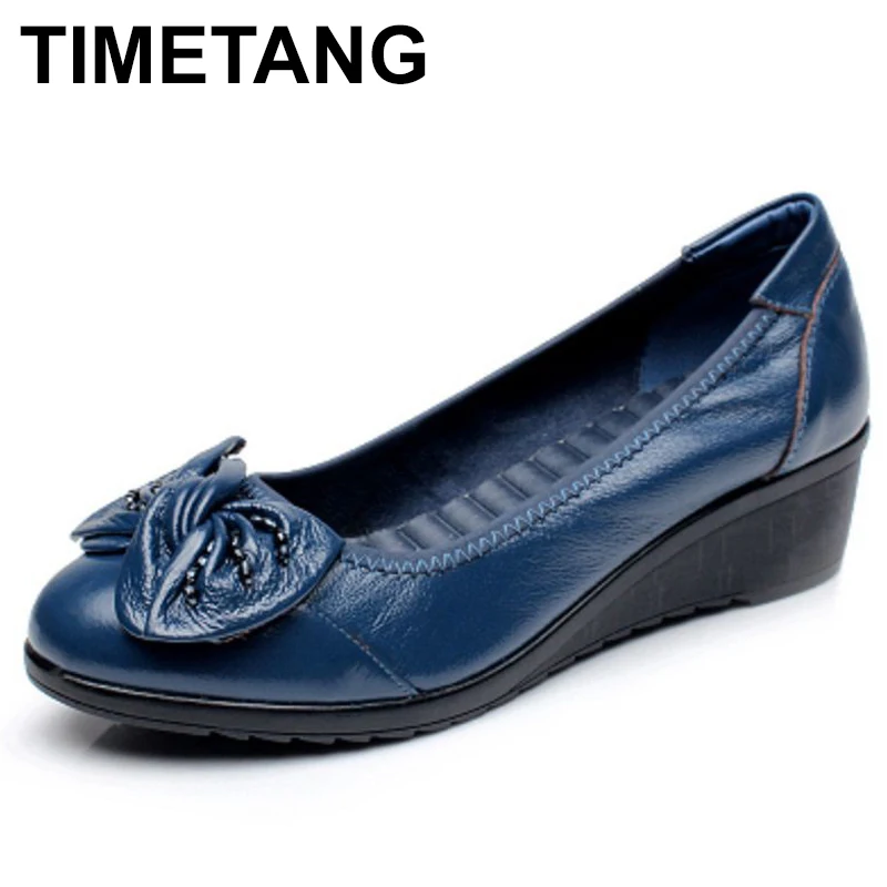 TIMETANG 2018 Spring and autumn single shoes mother slippers soft leather shoes round shallow mouth in the elderly work shoes
TIMETANG 2018 Spring and autumn single shoes mother slippers soft leather shoes round shallow mouth in the elderly work shoes