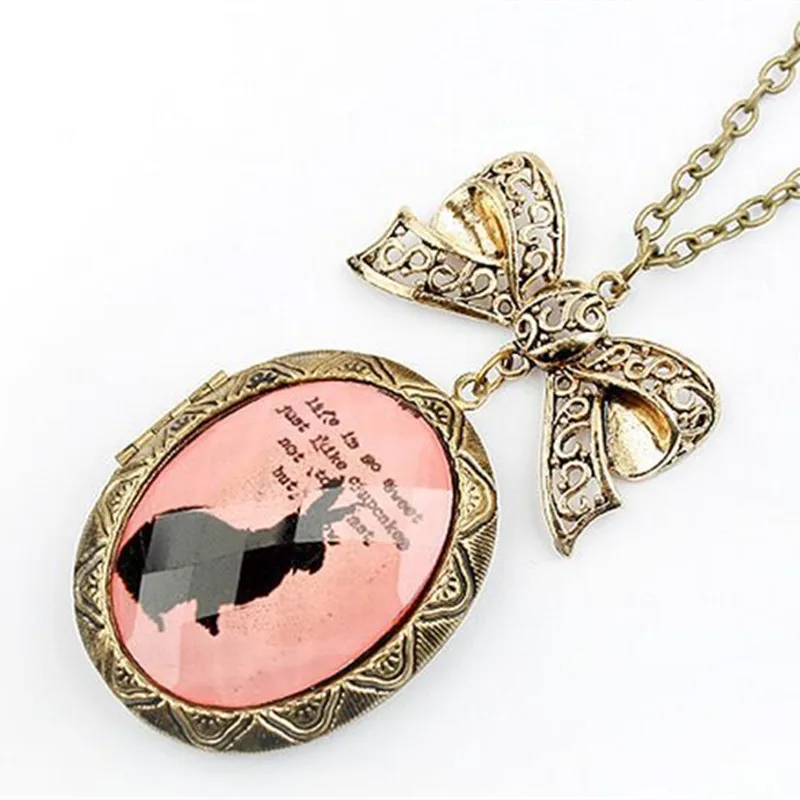 Ожерелье с имитацией драгоценного камня в стиле ретро|sweater chain|chain necklacenecklace crystal |