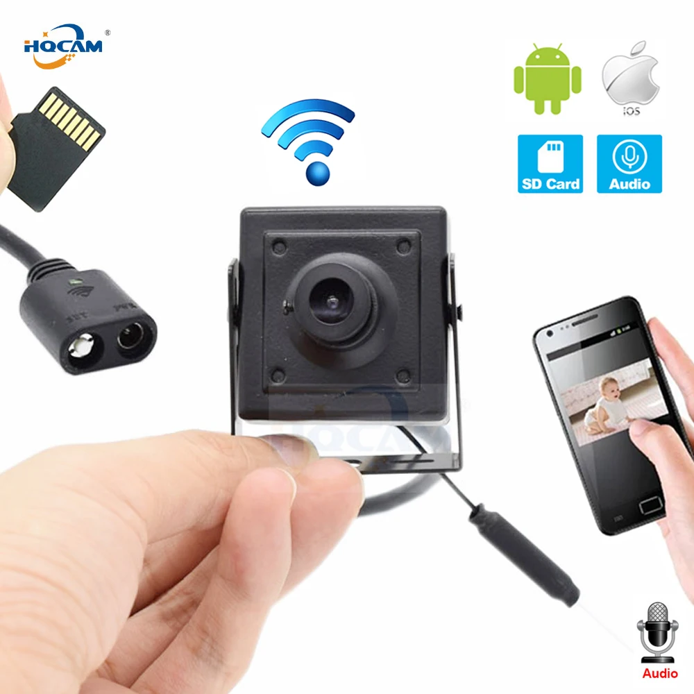 HQCAM 720P 960P 1080P Audio Mini WIFI IP Camera P2P TF Card Slot Wifi AP Wireless Mini IP Camera With Rest & Soft Antenna camhi
HQCAM 720P 960P 1080P Audio Mini WIFI IP Camera P2P TF Card Slot Wifi AP Wireless Mini IP Camera With Rest & Soft Antenna camhi