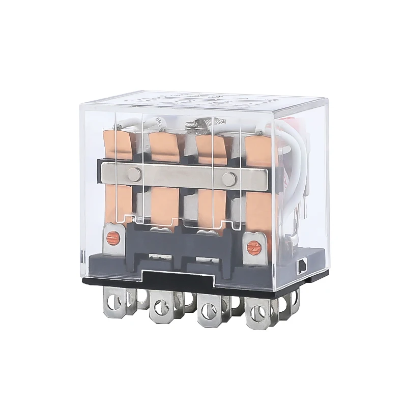 HH64P LY4NJ мини электромагнитные реле AC 220V 110V DC 24V 12V 10A 14 Pin Реле питания 4PDT катушки