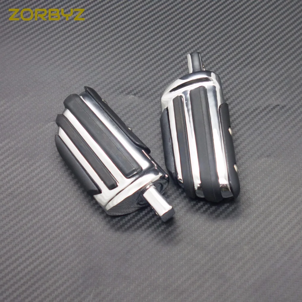 ZORBYZ новые хромированные подножки передние и задние для Harley Sportster 1200 Softail Dyna