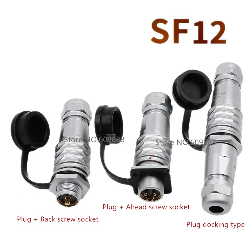 SF12 Aviation Plug and Socket Connector Male and Female Circular Aviation Connector Water Proof IP67
SF12 Aviation Plug and Socket Connector Male and Female Circular Aviation Connector Water Proof IP67