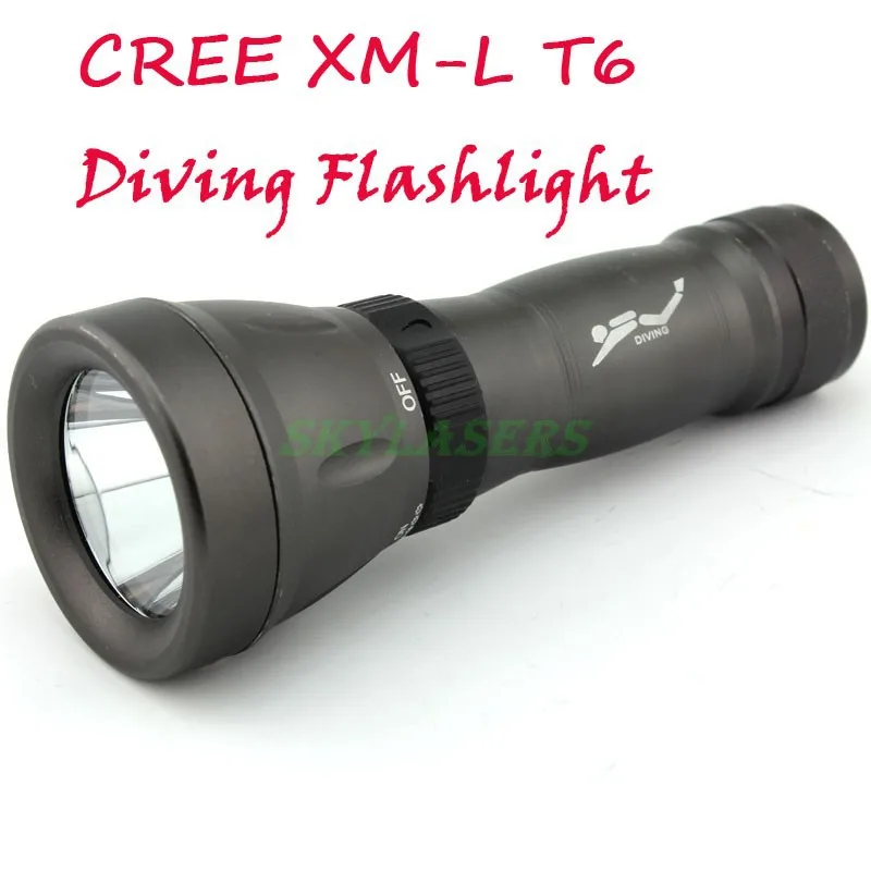 New Underwater Diving Flashlight Torch XM-L T6 LED 18650 Waterproof Diving Flashlight Torch Lamp Light 1800 Lumen
New Underwater Diving Flashlight Torch XM-L T6 LED 18650 Waterproof Diving Flashlight Torch Lamp Light 1800 Lumen