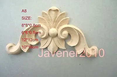 A8-10x10cm Wood Carved Corner Onlay Applique Unpainted Frame Door Decal Working carpenter Flower
A8-10x10cm Wood Carved Corner Onlay Applique Unpainted Frame Door Decal Working carpenter Flower