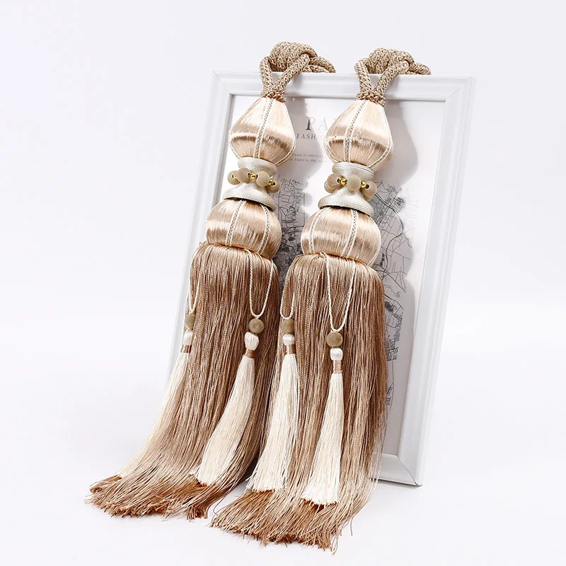 New design 77CM strong Curtain Tassel band Brush string Fringe Tiebacks Hanging Belt Ball Ropes Hook Hanger Curtain Accessories
New design 77CM strong Curtain Tassel band Brush string Fringe Tiebacks Hanging Belt Ball Ropes Hook Hanger Curtain Accessories