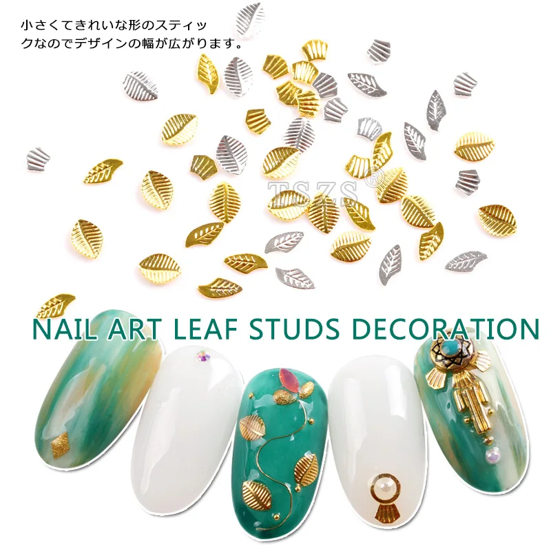 150pcs/lot 3D Metal Slice Nail Charms Studs Rivet Nail Art DIY Decoration Gold Silver Nail Parts Leaf Design Accessories
150pcs/lot 3D Metal Slice Nail Charms Studs Rivet Nail Art DIY Decoration Gold Silver Nail Parts Leaf Design Accessories