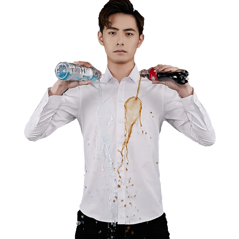 Men Shirt Business Hydrophobic Material Long Sleeve Anti-fouling Social Shirt Slim Fit Shirt Big Size 5XL JIANGJIE
Men Shirt Business Hydrophobic Material Long Sleeve Anti-fouling Social Shirt Slim Fit Shirt Big Size 5XL JIANGJIE