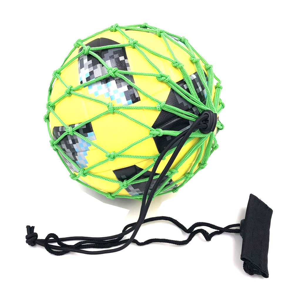 Handle Solo Soccer Kick Trainer Ball Locked Net Football Ball Bungee Elastic Training Juggle bags Net Size 3,4,5 high quality
Handle Solo Soccer Kick Trainer Ball Locked Net Football Ball Bungee Elastic Training Juggle bags Net Size 3,4,5 high quality