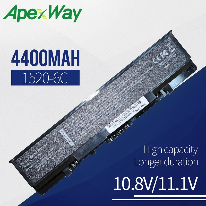 4400mah battery for dell Inspiron 1520 1521 1720 1721 530s Vostro 1500 1700 NR222 TM980 UW280 FK890 FP282 GK479 GR995 KG479
4400mah battery for dell Inspiron 1520 1521 1720 1721 530s Vostro 1500 1700 NR222 TM980 UW280 FK890 FP282 GK479 GR995 KG479