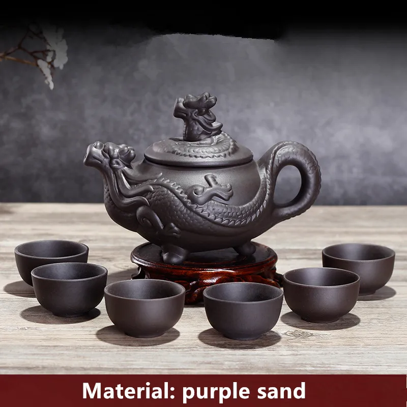 XING KILO Large Purple Teapot Set Filter Large Capacity Teapot Black Tea Pu'er Tea Kung Fu Tea Set Handmade Ceramic Art Teapot
XING KILO Large Purple Teapot Set Filter Large Capacity Teapot Black Tea Pu'er Tea Kung Fu Tea Set Handmade Ceramic Art Teapot