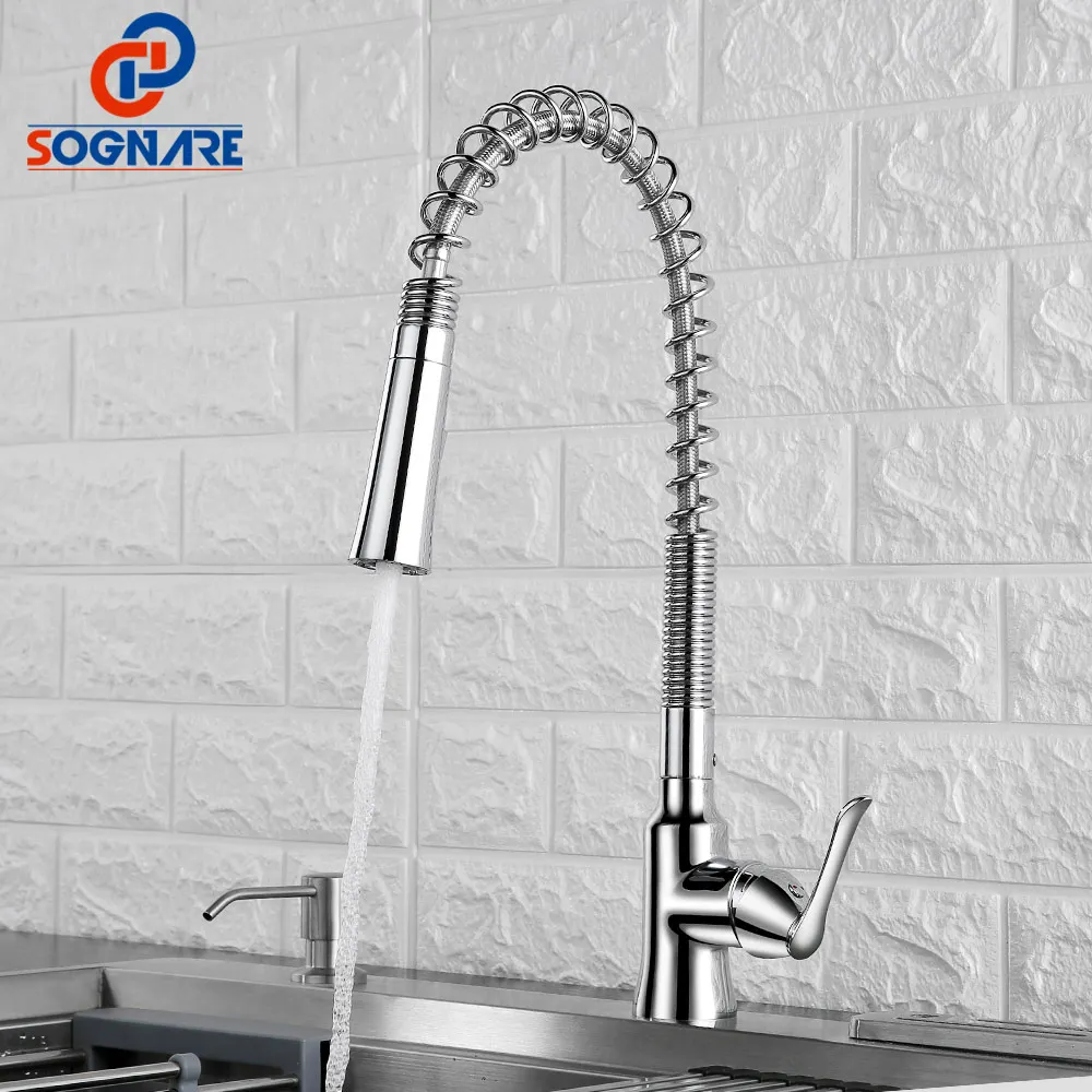 Kitchen Tap Chrome Finished Spring Kitchen Faucet Water Tap Single Lever Sink Mixer Tap 360 Degree Rotation Kitchen Water Mixer
Kitchen Tap Chrome Finished Spring Kitchen Faucet Water Tap Single Lever Sink Mixer Tap 360 Degree Rotation Kitchen Water Mixer