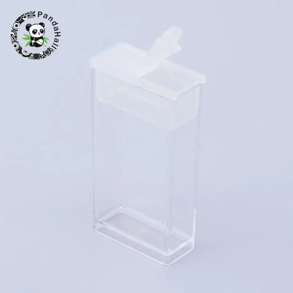 6pcs Rectangle Clear Plastic Bead Storage Containers for Jewelry Packaging, 50x27x12mm, Hole: 9x10mm
6pcs Rectangle Clear Plastic Bead Storage Containers for Jewelry Packaging, 50x27x12mm, Hole: 9x10mm
