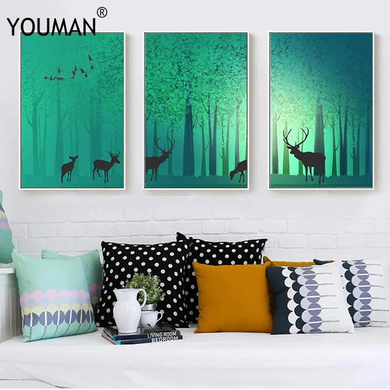 modern photo frame decor wallpaper 3d stereoscopic elk fantastic blue forest wallpaper home poster art painting for living room
modern photo frame decor wallpaper 3d stereoscopic elk fantastic blue forest wallpaper home poster art painting for living room